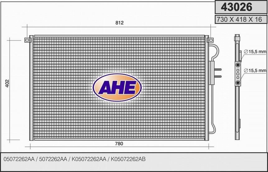 AHE 43026 Cooler Module 43026: Buy near me in Poland at 2407.PL - Good price!