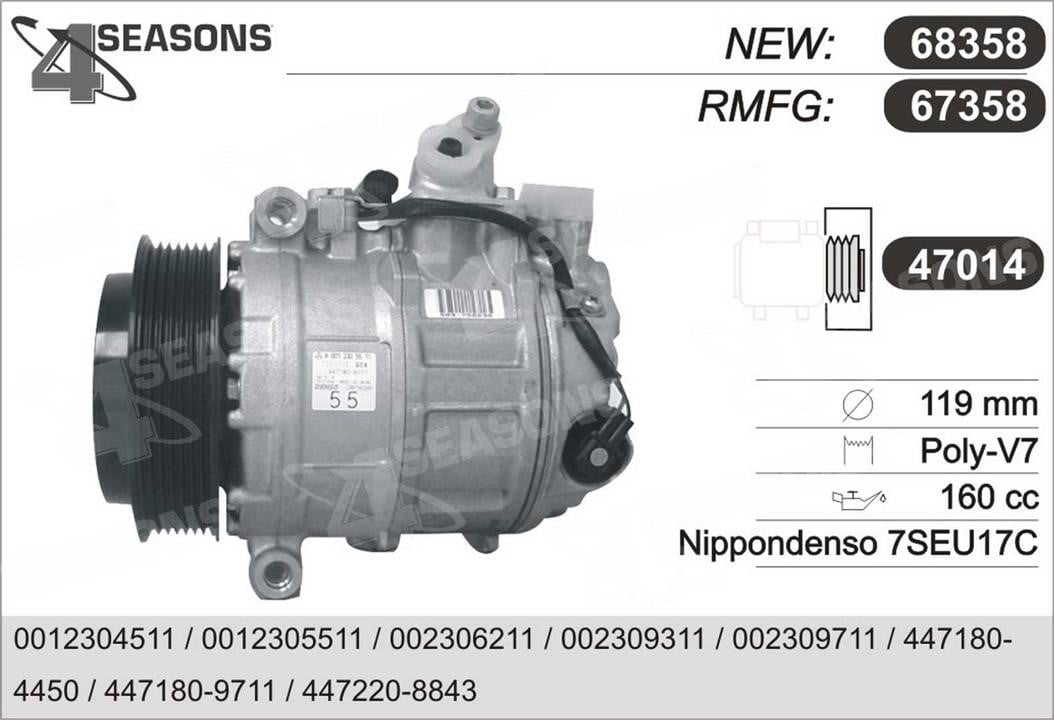 AHE 67358 Kompressor klimaanlage 67358: Kaufen Sie zu einem guten Preis in Polen bei 2407.PL!