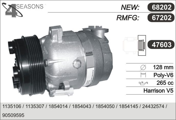 AHE 67202 Compressor, air conditioning 67202: Buy near me in Poland at 2407.PL - Good price!