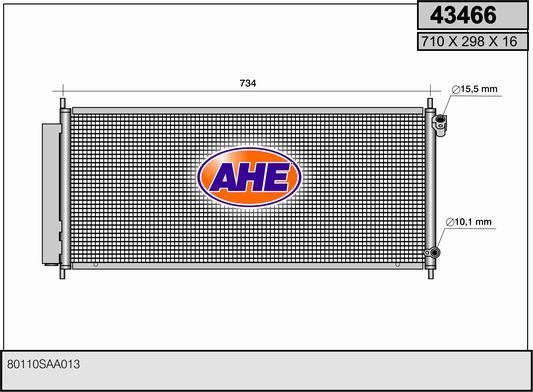 AHE 43466 Cooler Module 43466: Buy near me in Poland at 2407.PL - Good price!