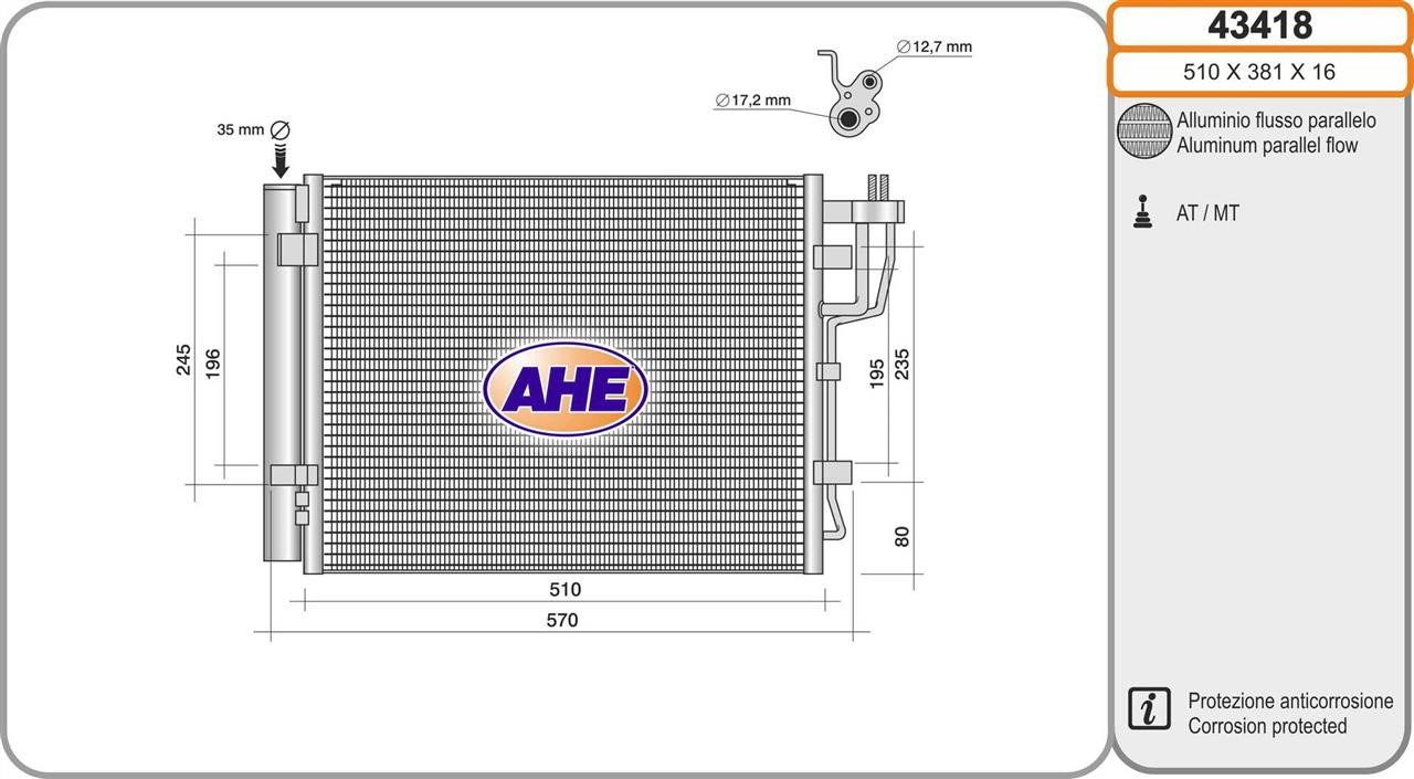 AHE 43418 Cooler Module 43418: Buy near me in Poland at 2407.PL - Good price!