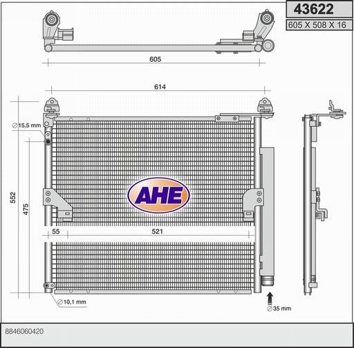 AHE 43622 Cooler Module 43622: Buy near me at 2407.PL in Poland at an Affordable price!