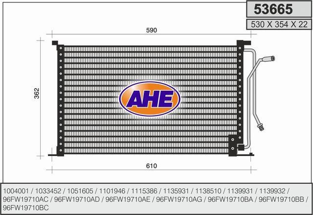 AHE 53665 Cooler Module 53665: Buy near me in Poland at 2407.PL - Good price!