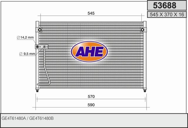AHE 53688 Cooler Module 53688: Buy near me in Poland at 2407.PL - Good price!
