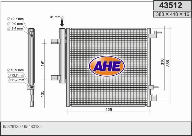 AHE 43512 Cooler Module 43512: Buy near me in Poland at 2407.PL - Good price!