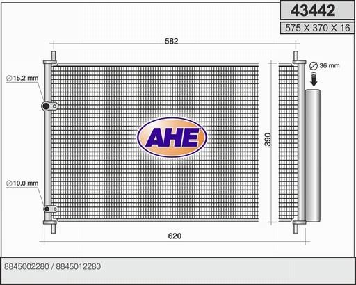 AHE 43442 Cooler Module 43442: Buy near me in Poland at 2407.PL - Good price!