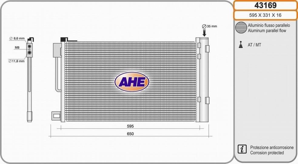 AHE 43169 Cooler Module 43169: Buy near me in Poland at 2407.PL - Good price!