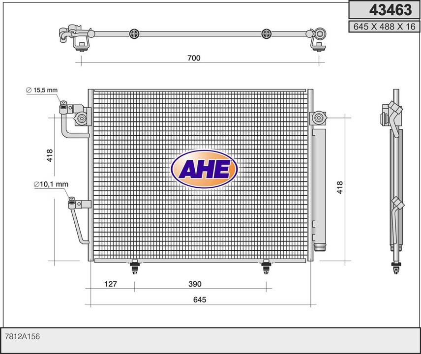 AHE 43463 Cooler Module 43463: Buy near me in Poland at 2407.PL - Good price!