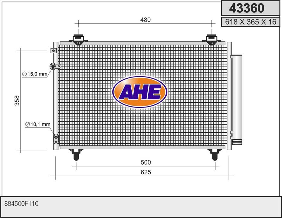 AHE 43360 Cooler Module 43360: Buy near me in Poland at 2407.PL - Good price!