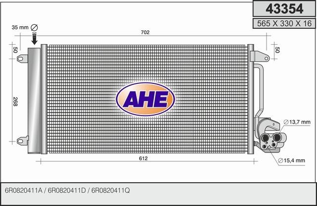 AHE 43354 Cooler Module 43354: Buy near me in Poland at 2407.PL - Good price!