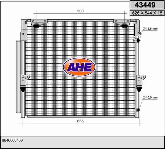 AHE 43449 Cooler Module 43449: Buy near me in Poland at 2407.PL - Good price!