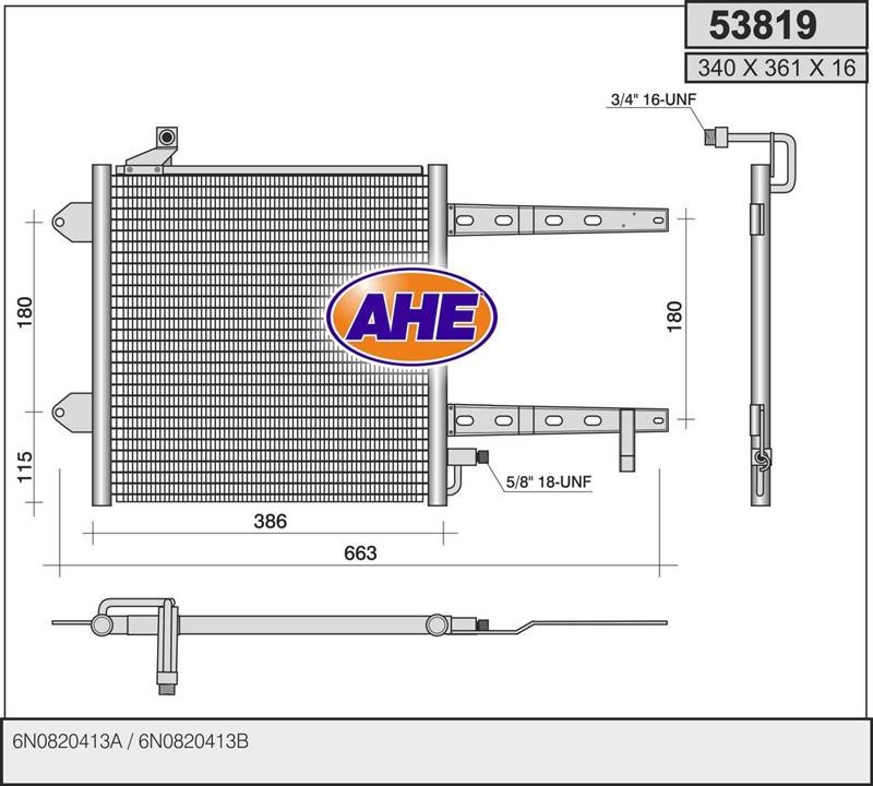 AHE 53819 Cooler Module 53819: Buy near me in Poland at 2407.PL - Good price!