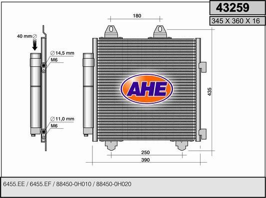 AHE 43259 Cooler Module 43259: Buy near me in Poland at 2407.PL - Good price!
