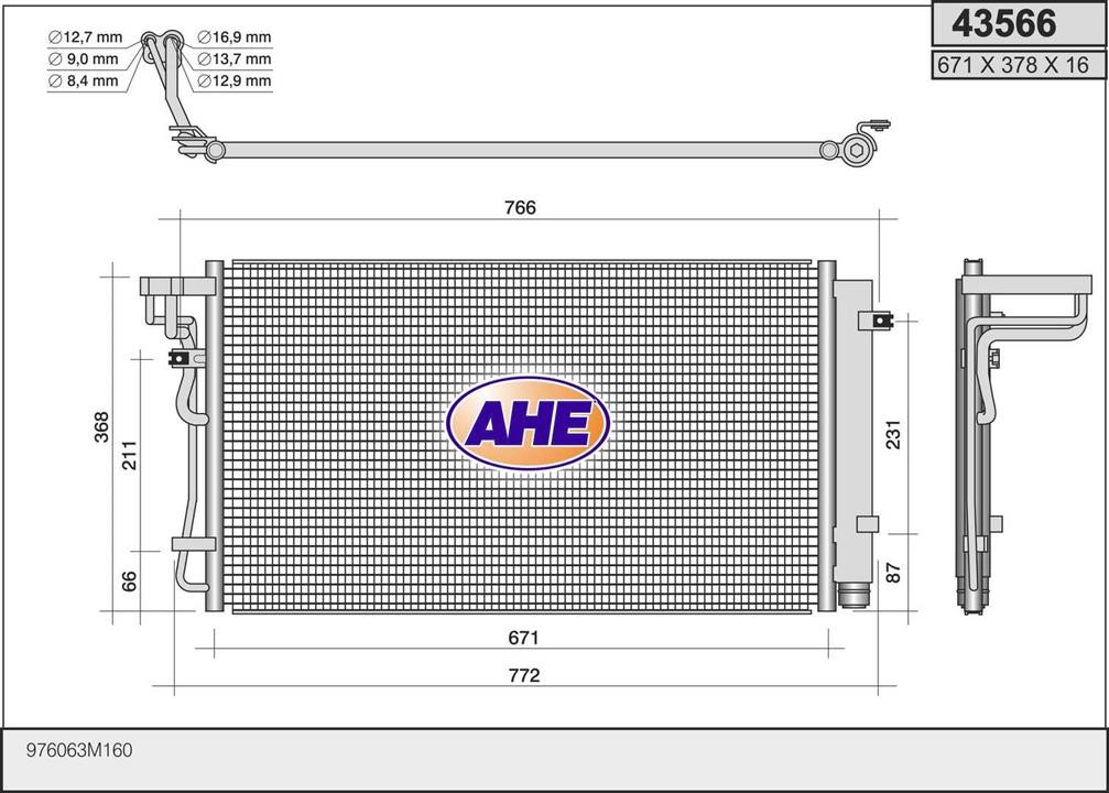 AHE 43566 Cooler Module 43566: Buy near me in Poland at 2407.PL - Good price!