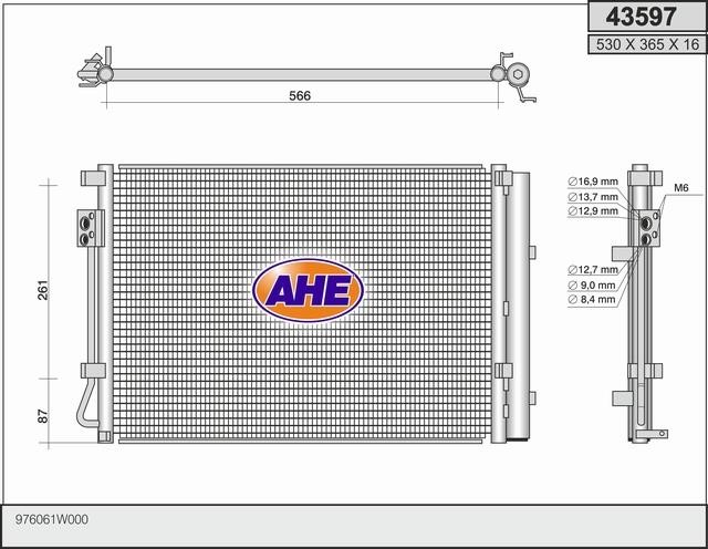 AHE 43597 Cooler Module 43597: Buy near me in Poland at 2407.PL - Good price!