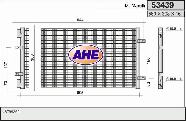 AHE 53439 Cooler Module 53439: Buy near me in Poland at 2407.PL - Good price!