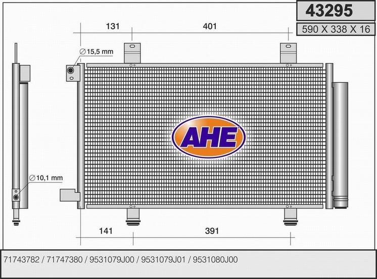 AHE 43295 Cooler Module 43295: Buy near me in Poland at 2407.PL - Good price!