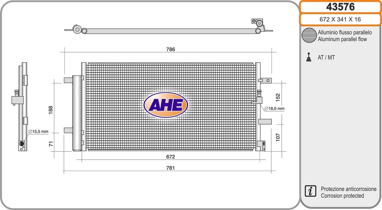 AHE 43576 Cooler Module 43576: Buy near me in Poland at 2407.PL - Good price!