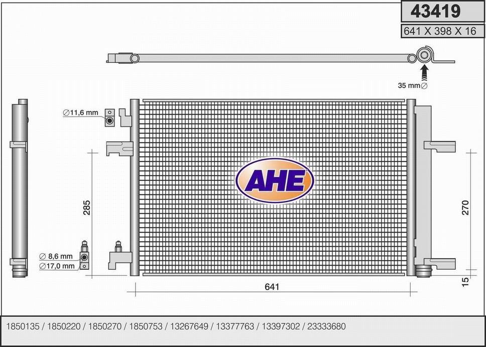 AHE 43419 Cooler Module 43419: Buy near me at 2407.PL in Poland at an Affordable price!