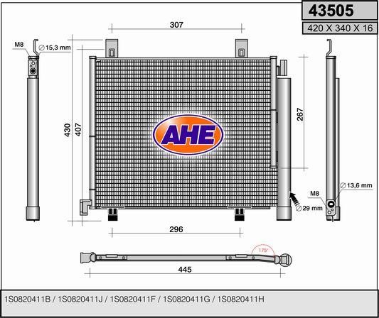 AHE 43505 Cooler Module 43505: Buy near me in Poland at 2407.PL - Good price!