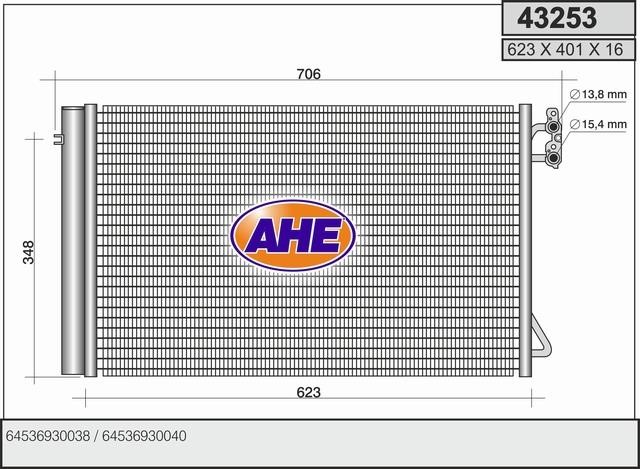 AHE 43253 Moduł chłodzący 43253: Dobra cena w Polsce na 2407.PL - Kup Teraz!