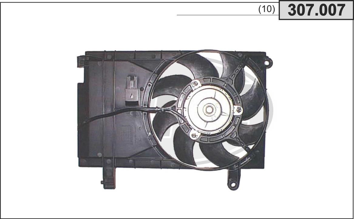 AHE 307.007 Вентилятор, система охолодження двигуна 307007: Приваблива ціна - Купити у Польщі на 2407.PL!