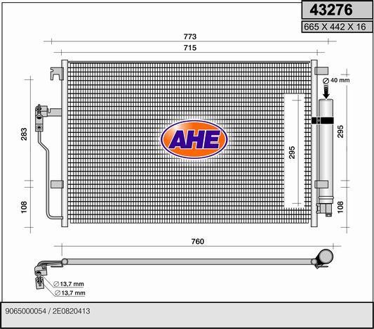 AHE 43276 Cooler Module 43276: Buy near me in Poland at 2407.PL - Good price!