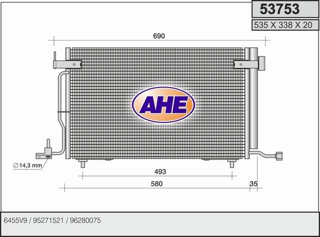 AHE 53753 Cooler Module 53753: Buy near me in Poland at 2407.PL - Good price!