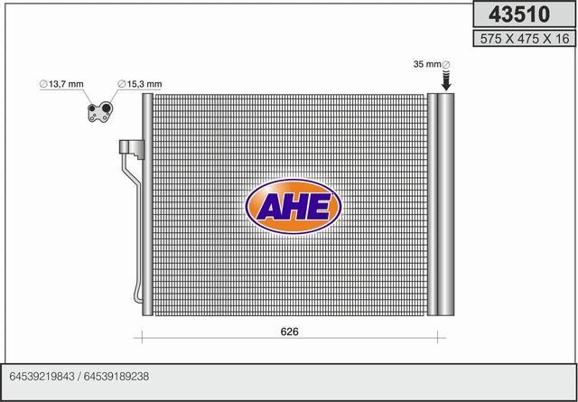 AHE 43510 Cooler Module 43510: Buy near me in Poland at 2407.PL - Good price!