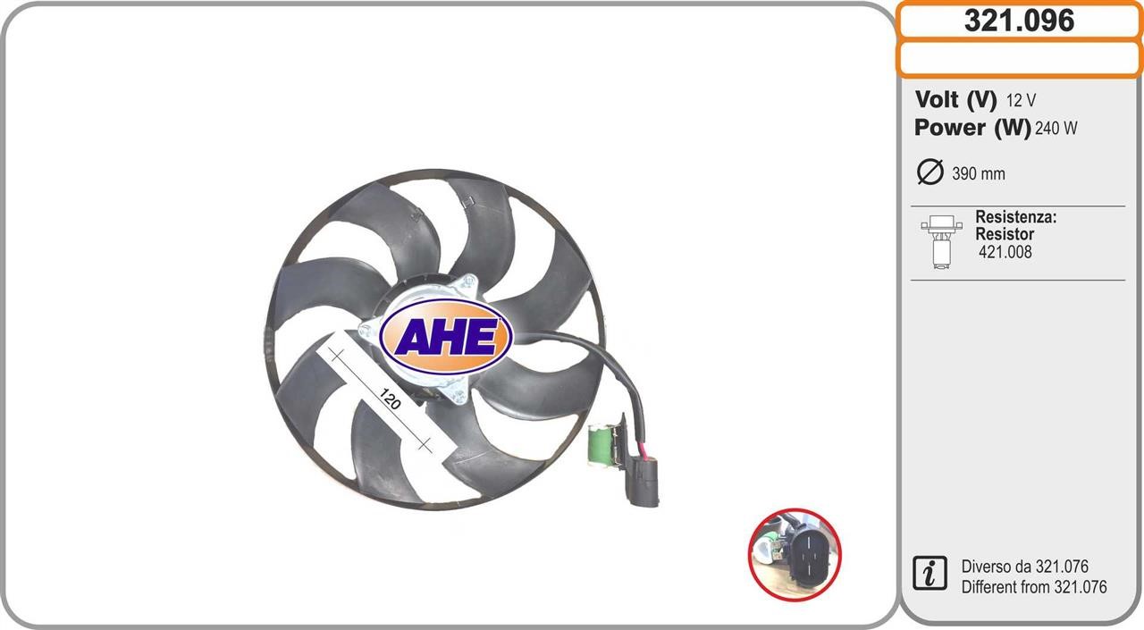 AHE 321.096 Fan, radiator 321096: Buy near me in Poland at 2407.PL - Good price!