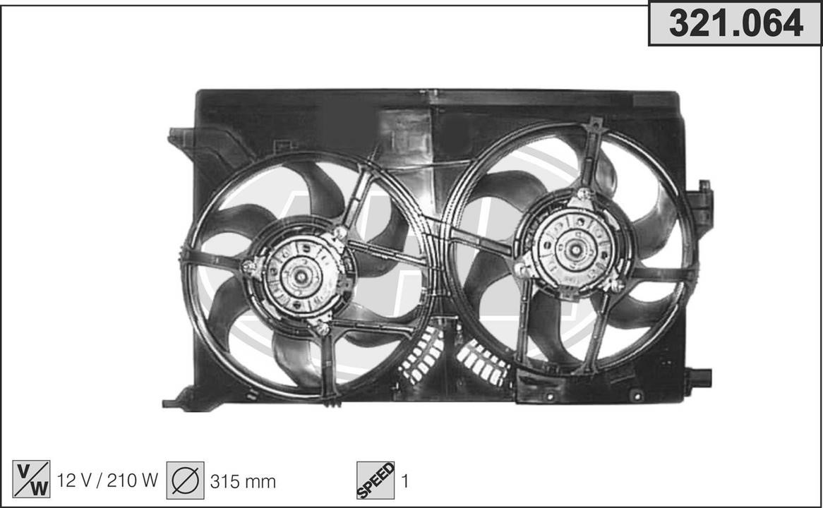 AHE 321.064 Fan, radiator 321064: Buy near me in Poland at 2407.PL - Good price!