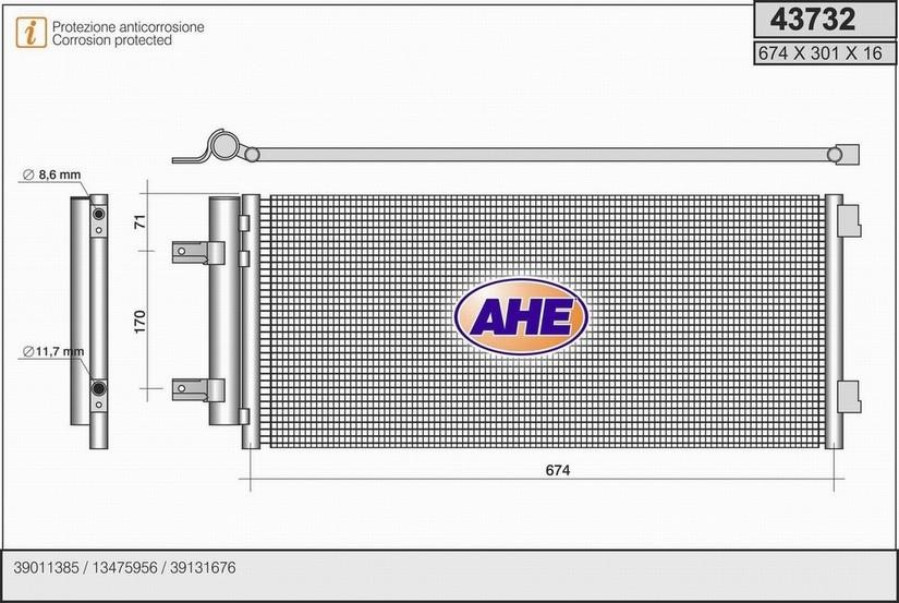 AHE 43732 Конденсатор 43732: Купити у Польщі - Добра ціна на 2407.PL!