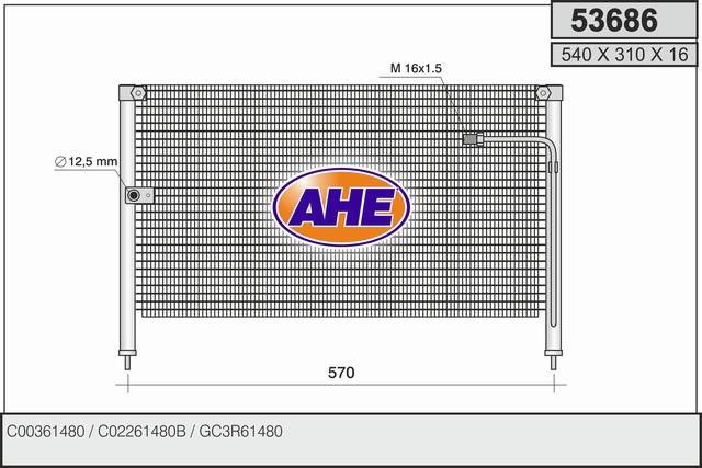 AHE 53686 Cooler Module 53686: Buy near me in Poland at 2407.PL - Good price!