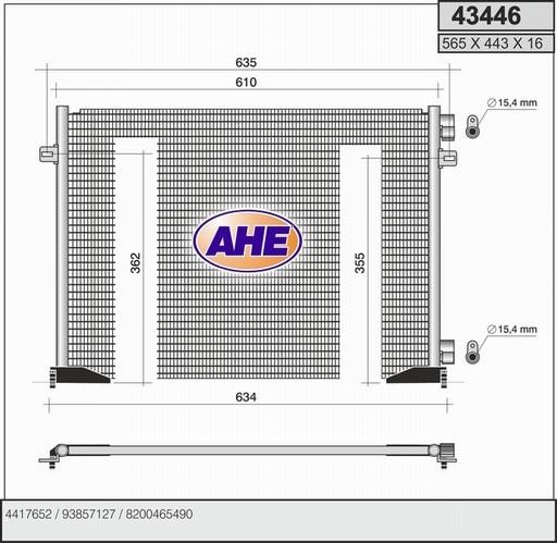 AHE 43446 Cooler Module 43446: Buy near me in Poland at 2407.PL - Good price!