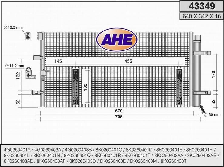 AHE 43349 Cooler Module 43349: Buy near me in Poland at 2407.PL - Good price!