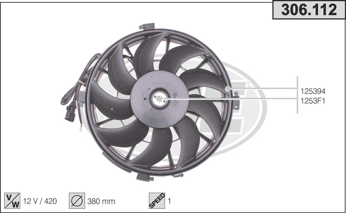 AHE 306.112 Fan 306112: Dobra cena w Polsce na 2407.PL - Kup Teraz!