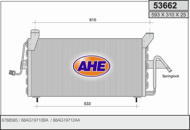 AHE 53662 Cooler Module 53662: Buy near me in Poland at 2407.PL - Good price!