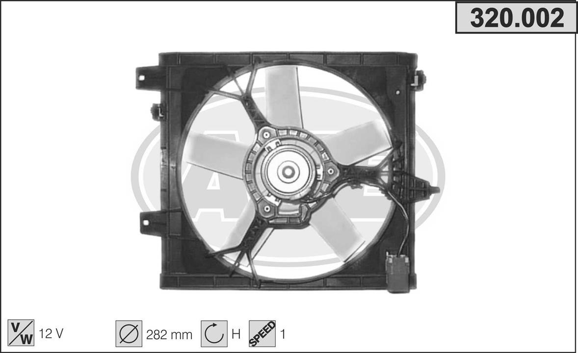 AHE 320.002 Fan, radiator 320002: Buy near me at 2407.PL in Poland at an Affordable price!