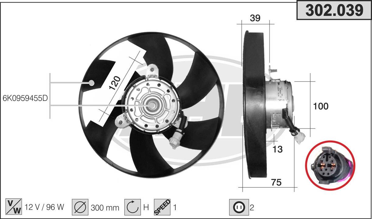 AHE 302.039 Fan 302039: Dobra cena w Polsce na 2407.PL - Kup Teraz!