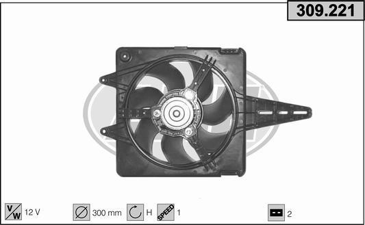 AHE 309.221 Fan, radiator 309221: Buy near me at 2407.PL in Poland at an Affordable price!