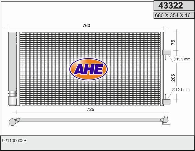 AHE 43322 Cooler Module 43322: Buy near me at 2407.PL in Poland at an Affordable price!