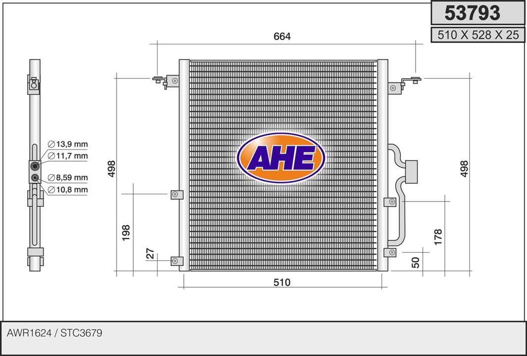 AHE 53793 Cooler Module 53793: Buy near me in Poland at 2407.PL - Good price!