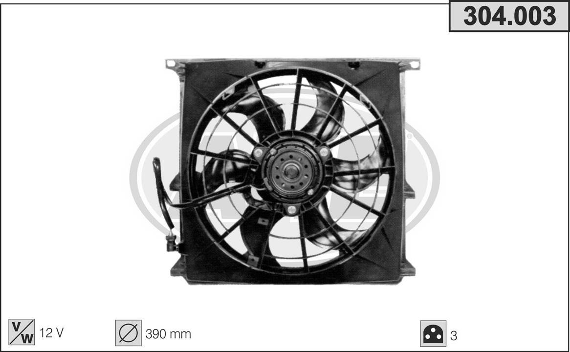 AHE 304.003 Fan, radiator 304003: Buy near me in Poland at 2407.PL - Good price!