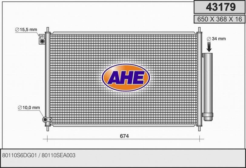 AHE 43179 Cooler Module 43179: Buy near me in Poland at 2407.PL - Good price!