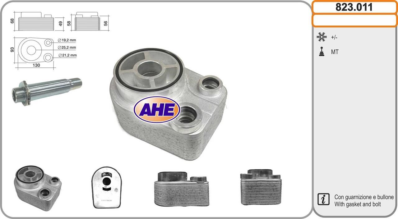 AHE 823.011 Oil Cooler, engine oil 823011: Buy near me in Poland at 2407.PL - Good price!