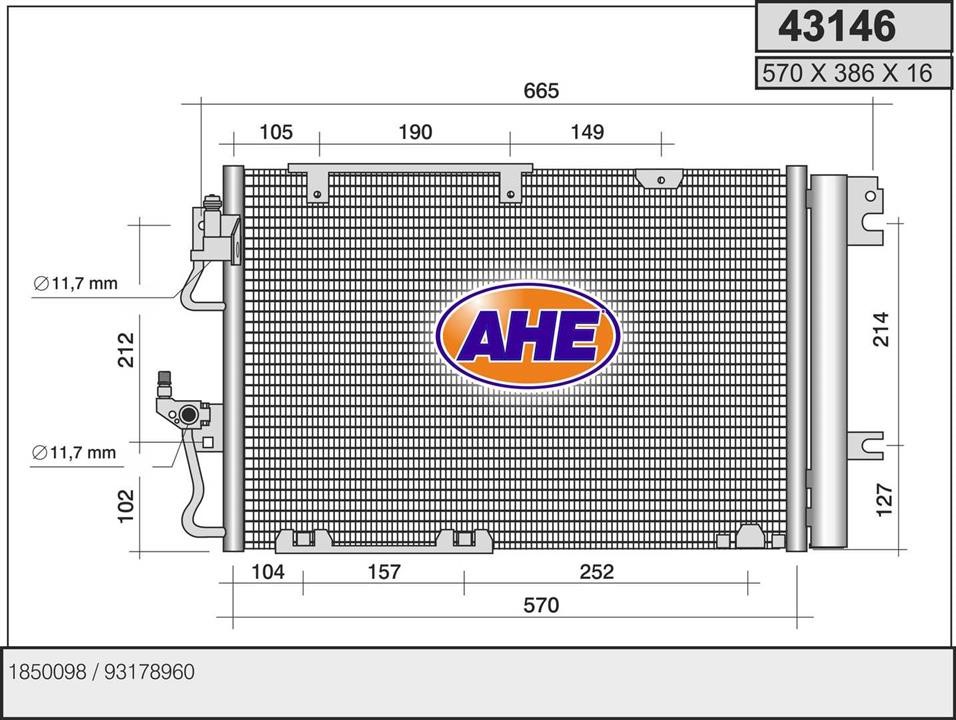 AHE 43146 Cooler Module 43146: Buy near me at 2407.PL in Poland at an Affordable price!