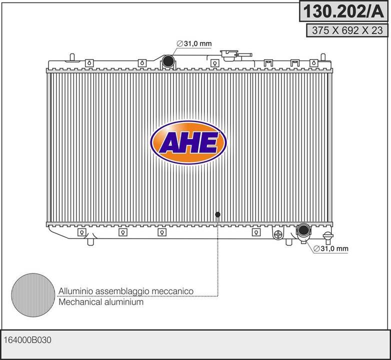 AHE 130.202/A Wymiennik ciepla 130202A: Dobra cena w Polsce na 2407.PL - Kup Teraz!