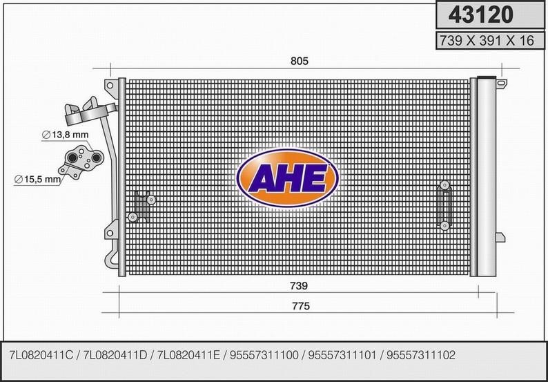 AHE 43120 Cooler Module 43120: Buy near me in Poland at 2407.PL - Good price!