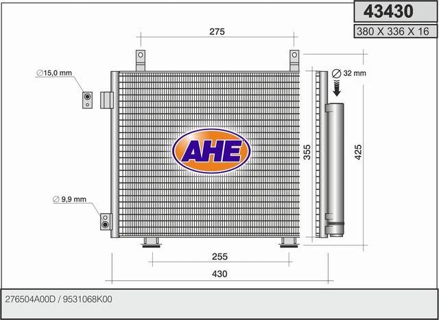 AHE 43430 Cooler Module 43430: Buy near me in Poland at 2407.PL - Good price!