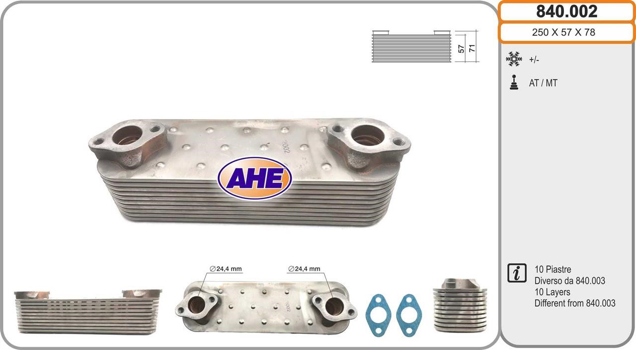 AHE 840.002 Chłodnica oleju, olej silnikowy 840002: Dobra cena w Polsce na 2407.PL - Kup Teraz!